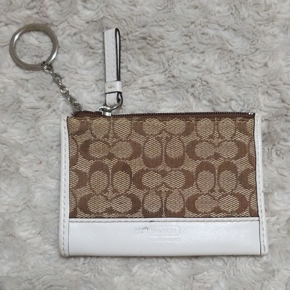Coach Accessories - Coach Signature Card Holder KeyChain